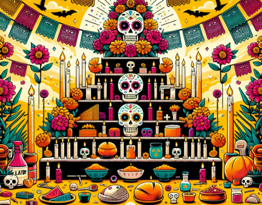 como hacer un altar de muertos