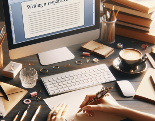 como hacer una carta responsiva
