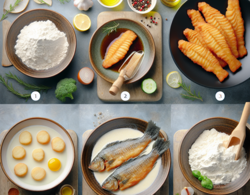como preparar harina para capear filete de pescado