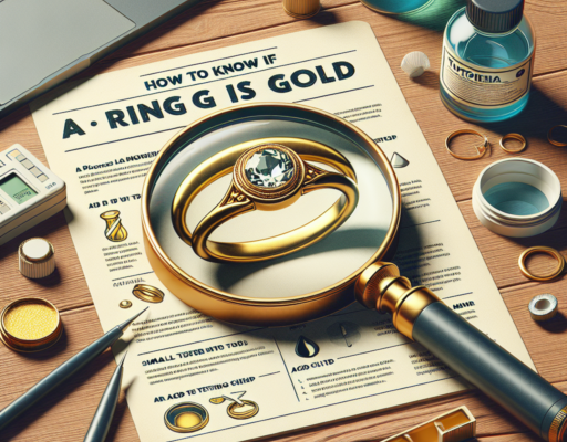 como saber si un anillo es de oro