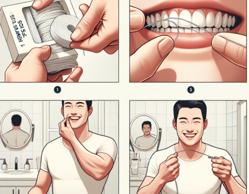 como usar hilo dental